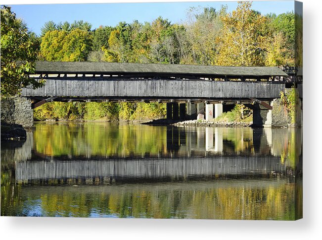 Bridge Acrylic Print featuring the photograph Perrine's Covered Bridge by Luke Moore