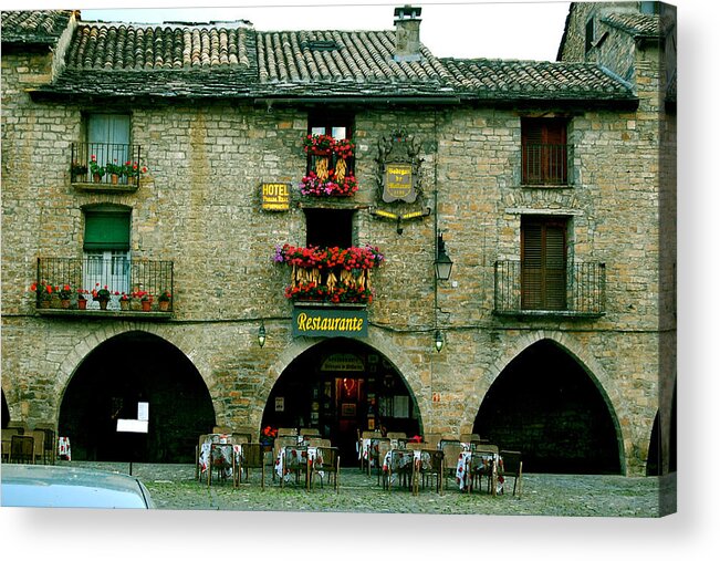 Ainsa Acrylic Print featuring the photograph Quaint Abode by HweeYen Ong