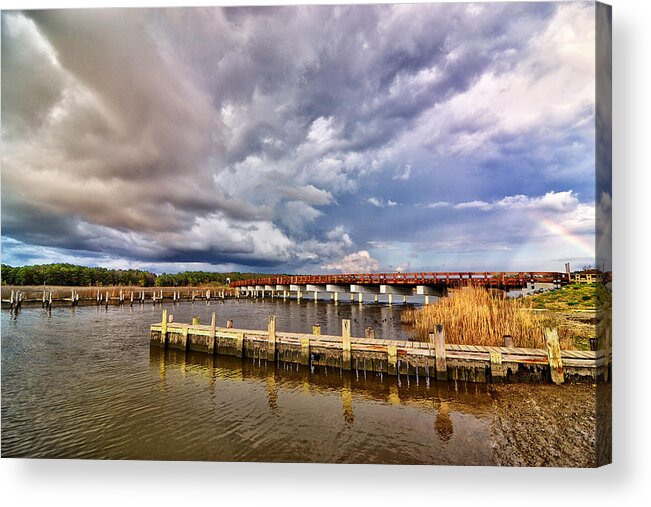 Bridge Acrylic Print featuring the photograph Rainbow Bridge by Kelly Reber