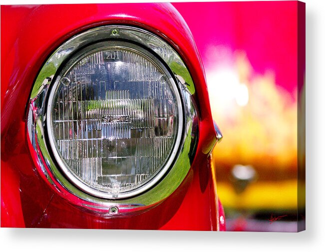 Car Show Acrylic Print featuring the photograph Red Hot by Vicki Pelham