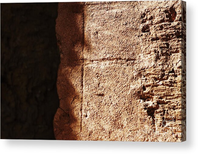Pared Acrylic Print featuring the photograph Red texture by Agusti Pardo Rossello