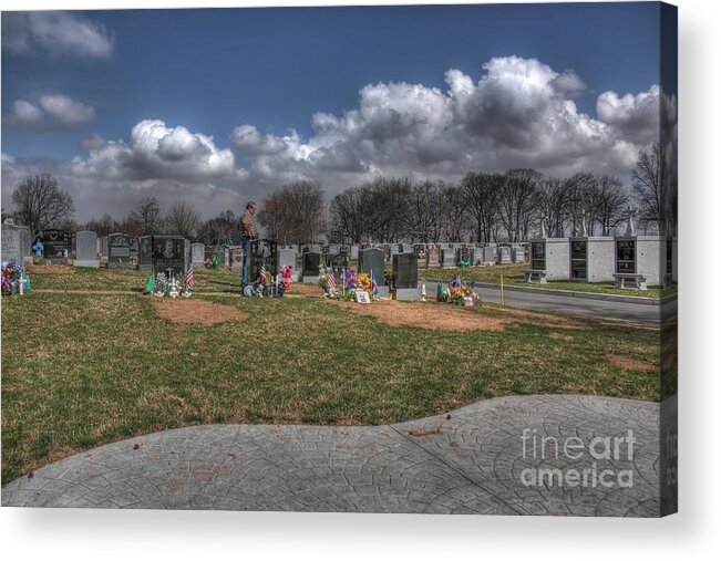 Remember Acrylic Print featuring the photograph Remember the Fallen by Lee Dos Santos