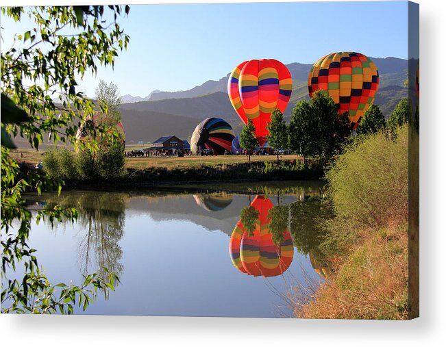 Ridgway Acrylic Print featuring the photograph Ridgway Reflections by Marta Alfred