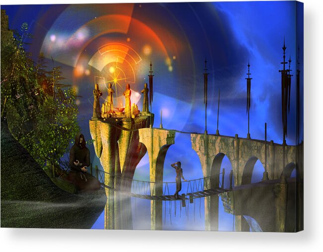 Rite Of Passage Acrylic Print featuring the digital art Rite Of Passage by Shadowlea Is