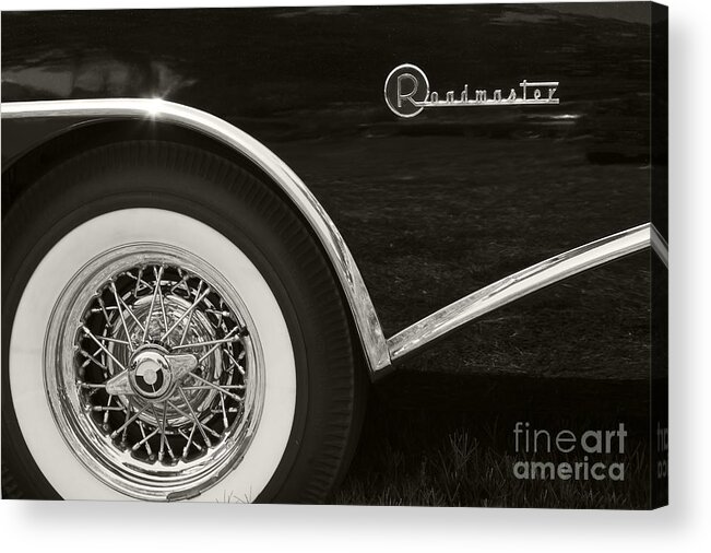1954 Buick Riviera Roadmaster Acrylic Print featuring the photograph Roadmaster by Dennis Hedberg