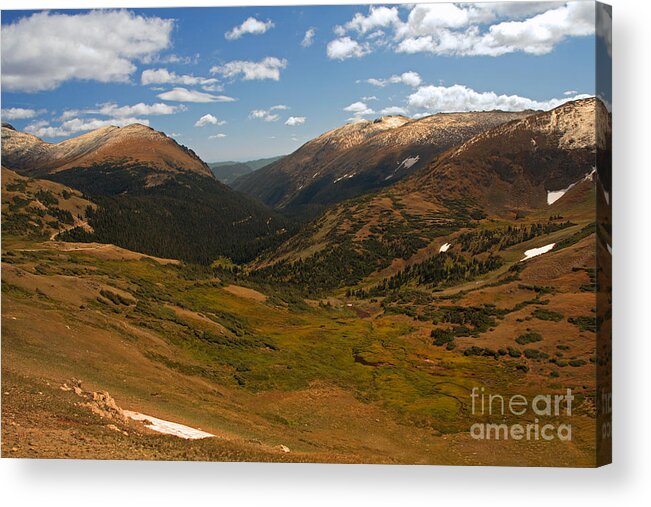 Rocky Mountains Acrylic Print featuring the photograph Rocky Mountain View by Robert Pilkington