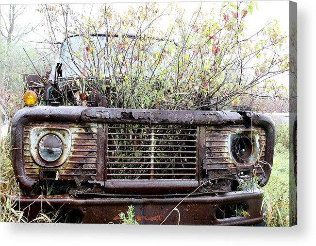 Rusty And Crusty Acrylic Print featuring the photograph Rusty and crusty by Nick Mares