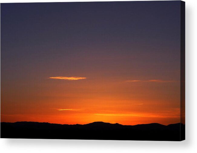 Sunset Acrylic Print featuring the photograph Serene Sunset by Paul Cutright