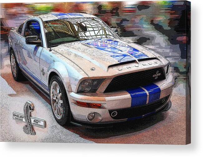 Shelby Acrylic Print featuring the photograph Shelby by Dragan Kudjerski