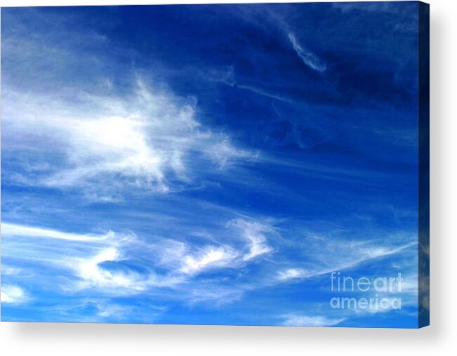 Air Acrylic Print featuring the photograph Sky by Henrik Lehnerer