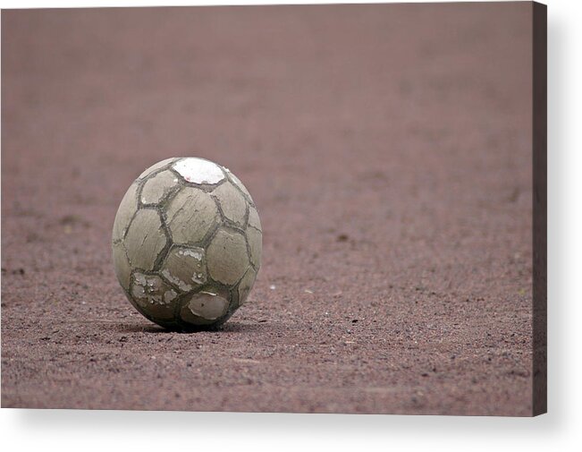 Ball Acrylic Print featuring the photograph Soccer ball by Matthias Hauser