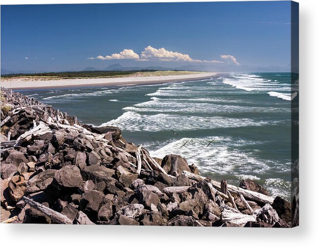 Afternoon Acrylic Print featuring the photograph South Jetty 2 by Albert Seger