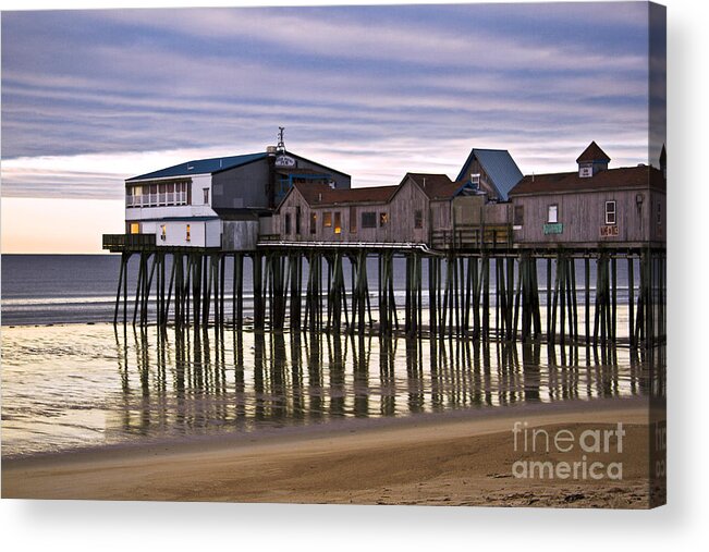 Pier Acrylic Print featuring the photograph Spider Legs by Brenda Giasson
