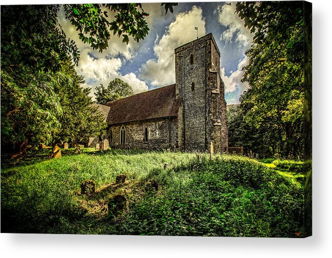 Church Acrylic Print featuring the photograph St Andrews Church by Chris Lord