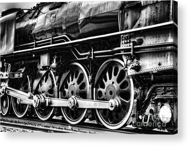 Fine Art Acrylic Print featuring the photograph Steam Train No 844 - III by Donna Greene
