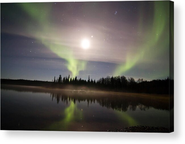 Aurora Acrylic Print featuring the photograph Still of Night by Valerie Pond