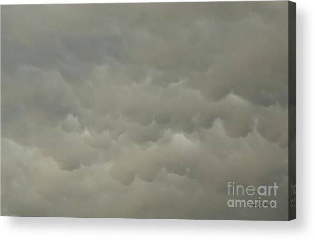 Clouds Acrylic Print featuring the photograph Storm clouds by Yumi Johnson