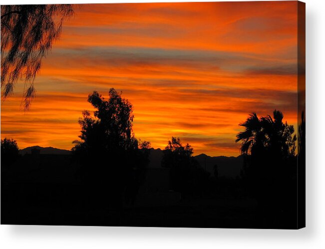 Sunset Acrylic Print featuring the photograph Sunset Forever by Lessandra Grimley