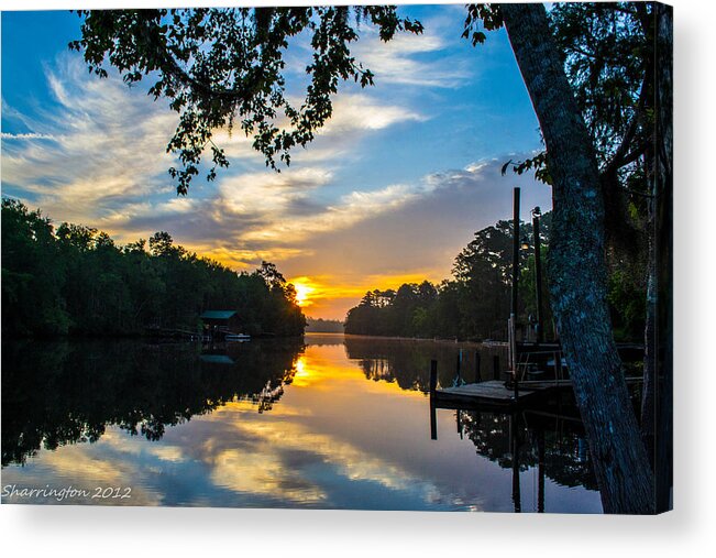 Reflection Acrylic Print featuring the photograph The Calm Place by Shannon Harrington