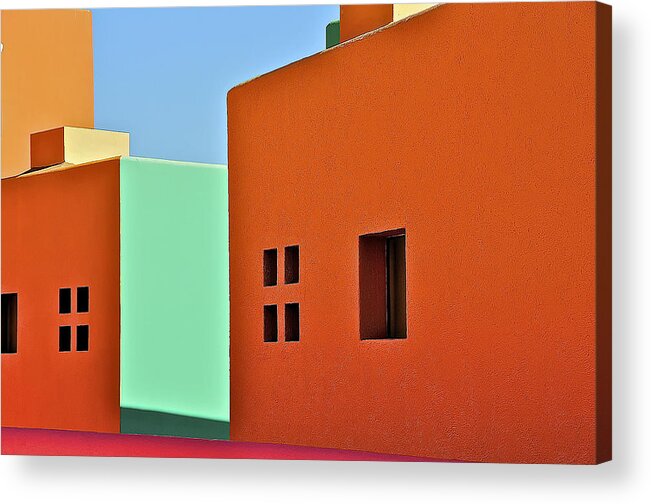 Travel Acrylic Print featuring the photograph the Colors of Mexico by Pamela Steege