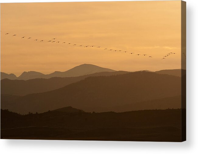 Sunsets Acrylic Print featuring the photograph The Formation by Monte Stevens