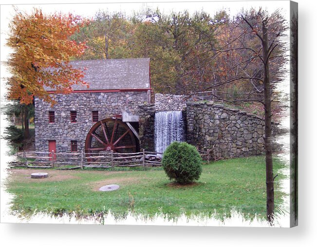 Gris Mill Acrylic Print featuring the photograph The Gris Mill by Kim Galluzzo