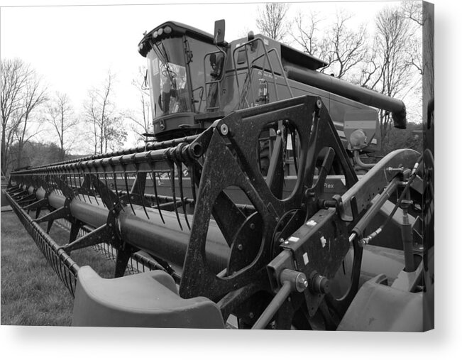 Combine Acrylic Print featuring the photograph The Harvester by Richard Reeve
