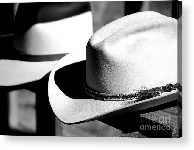 Hats Acrylic Print featuring the photograph The Hats by Sherry Davis