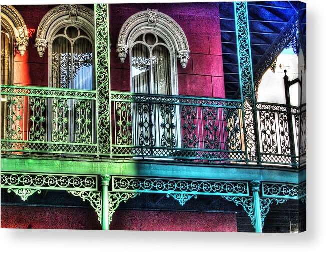 Alabama Acrylic Print featuring the photograph The Railing by Michael Thomas