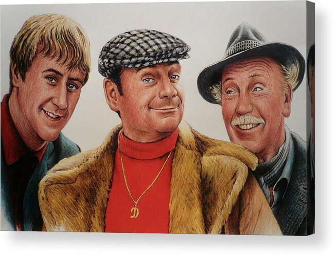 Only Fools And Horses Acrylic Print featuring the painting The Trotters by Andrew Read