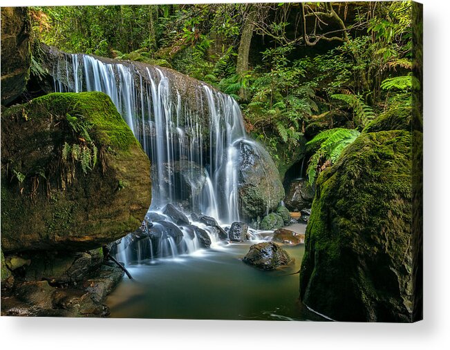 Rocks Acrylic Print featuring the photograph The Valley's Floor by Mark Lucey