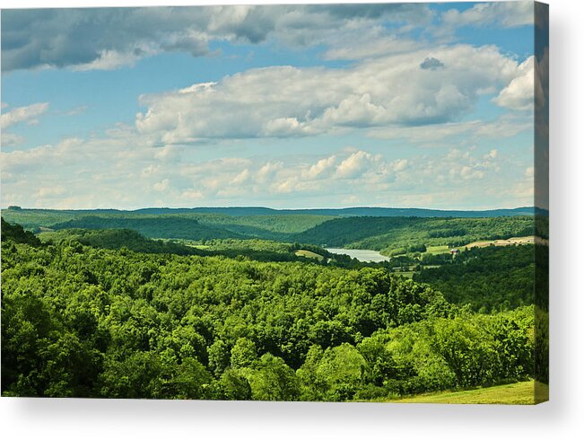 The View Goes On Acrylic Print featuring the photograph The View Goes On by Rachel Cohen