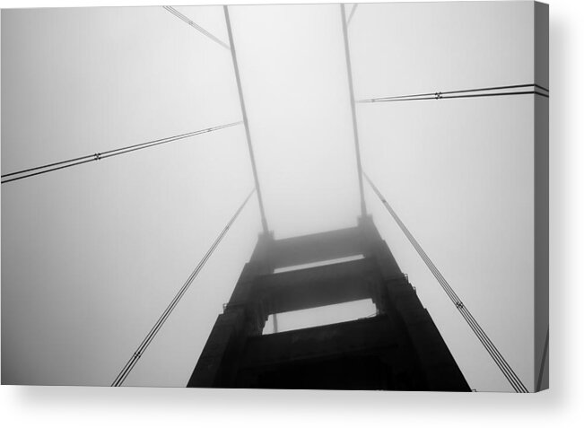 Golden Gate Acrylic Print featuring the photograph Towering Above by Matt Hanson
