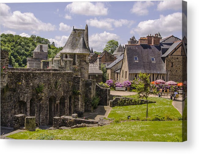 Fougeres Acrylic Print featuring the photograph Tranquility by Marta Cavazos-Hernandez
