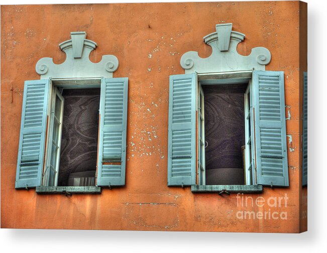 Window Acrylic Print featuring the photograph Two windows by Mats Silvan