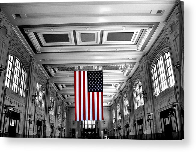 Flag Acrylic Print featuring the photograph Union Glory by Brian Duram