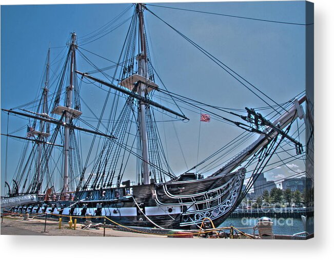 Ship Acrylic Print featuring the photograph U.S.S. Constitution by Jonathan Harper