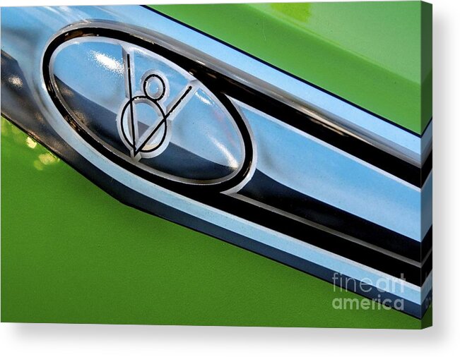 V8 Acrylic Print featuring the photograph V8 by Sherry Davis