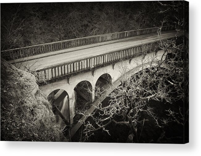 Bridge Acrylic Print featuring the photograph Vintage Bridge by Jon Ares