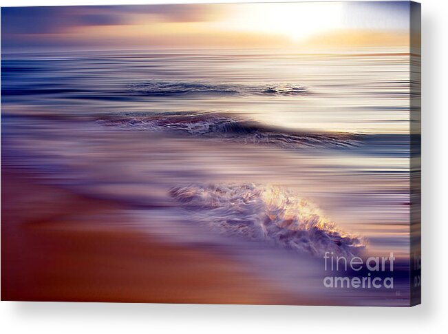 Sea Acrylic Print featuring the photograph Violet Dream by Hannes Cmarits