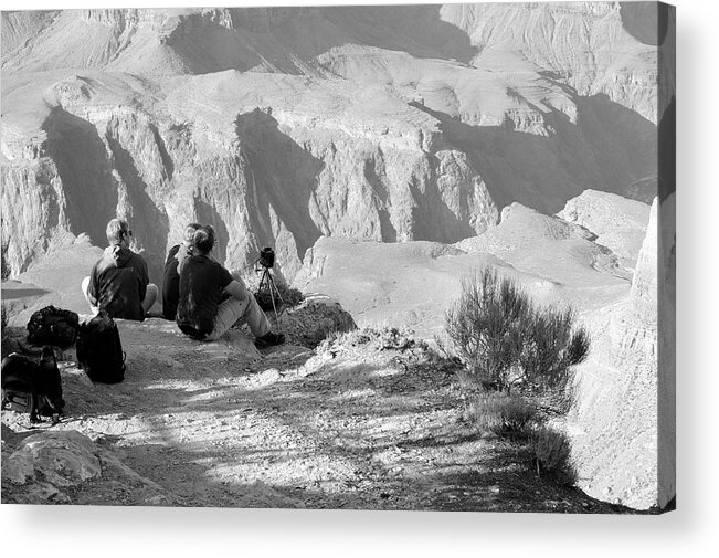 Grand Canyon Acrylic Print featuring the photograph Waiting for Sunset by Julie Niemela