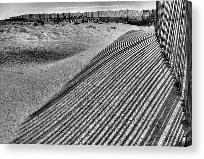 Watching Shadows Acrylic Print featuring the photograph Watching Shadows BW by JC Findley