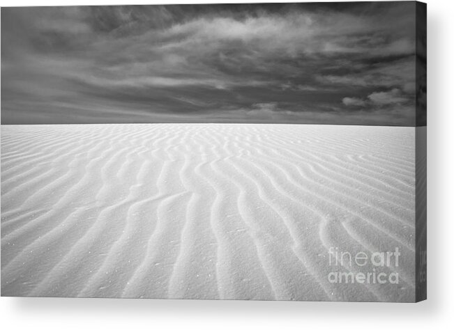 White Sand Acrylic Print featuring the photograph What's next  by Olivier Steiner