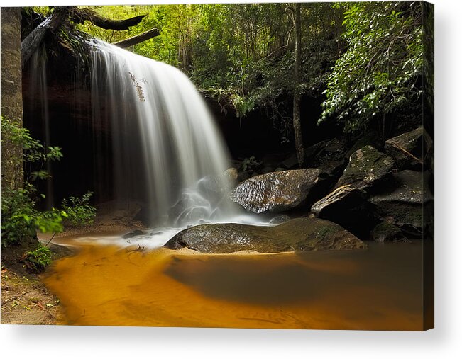 Oakland Falls Acrylic Print featuring the photograph Why Rocks Weather by Mark Lucey