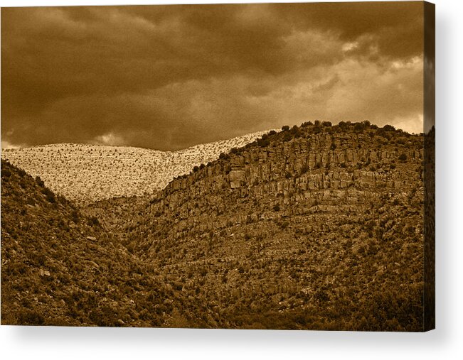 Verde Valley Acrylic Print featuring the photograph View from a Train Tnt by Theo O'Connor
