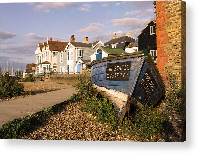  Whitstable Acrylic Print featuring the photograph Whitstable Oyster Co by Ian Hufton