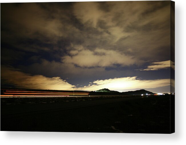 Night Acrylic Print featuring the photograph 0530 Sunrise by Gilbert Artiaga