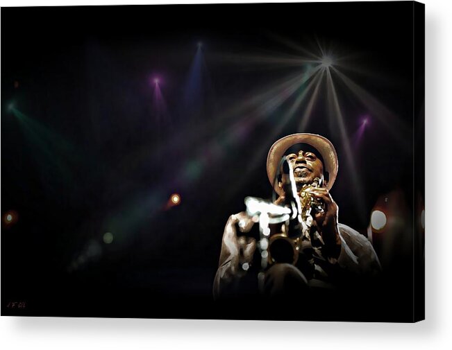 Jazz Acrylic Print featuring the photograph Archie Shepp, Jazzman by Jean Francois Gil