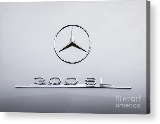 Mercedes Benz Acrylic Print featuring the photograph 300 Sl by Dennis Hedberg