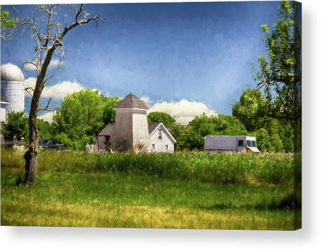 Landscape Acrylic Print featuring the photograph A Day At The Farm #1 by Tricia Marchlik